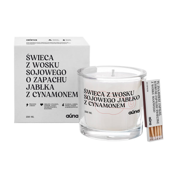 Soy Candle Baked Apples with Cinnamon