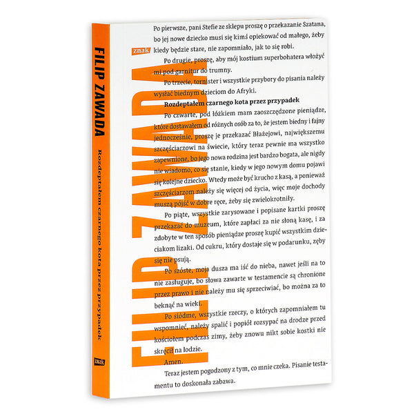 Rozdeptałem czarnego kota przez przypadek -  Filip Zawada