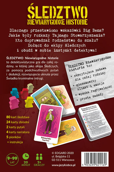 Śledztwo. Niewiarygodne historie - gra karciana