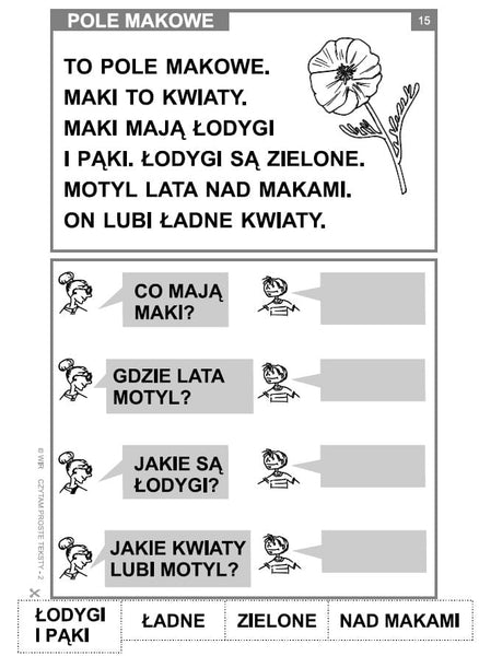 Czytam proste teksty cz2 - Czytanie ze zrozumieniem na poziomie podstawowym. Agnieszka Fabisiak-Majcher, Elżbieta Ławczys