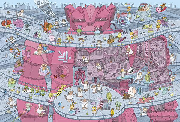 Mamoko 3000. Aleksandra i Daniel Mizielińscy