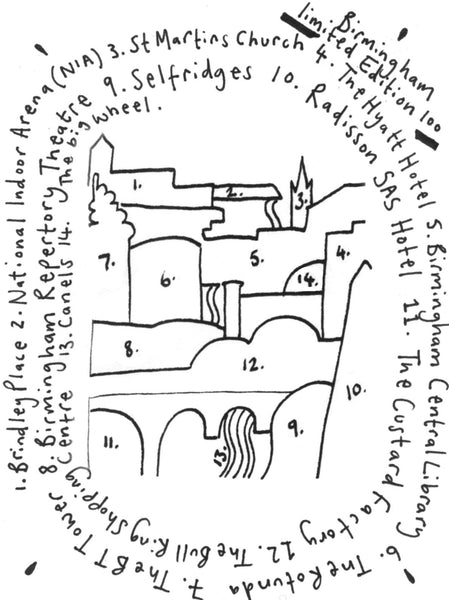 'Birmingham' print by Emma Hardicker