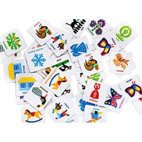 Wycinanki ludowe gra memory / Polish folk cutouts memory game