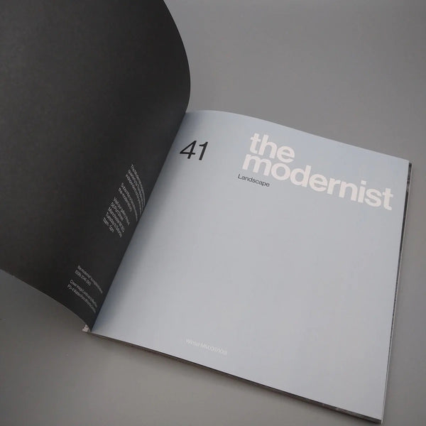 the modernist magazine issue #41 LANDSCAPE