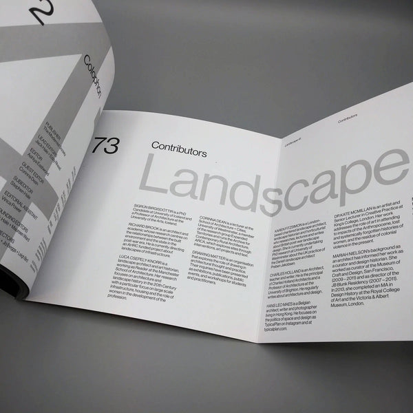 the modernist magazine issue #41 LANDSCAPE