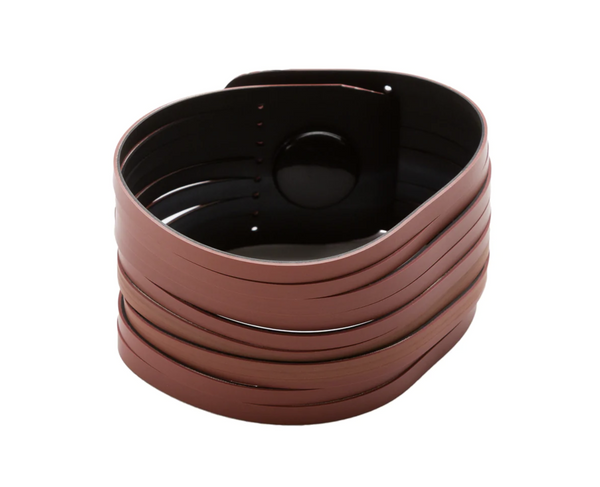 Twirl Recycled Rubber Bracelet by Paguro