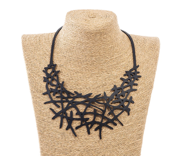 Alga Eco Friendly Rubber Necklace by Paguro