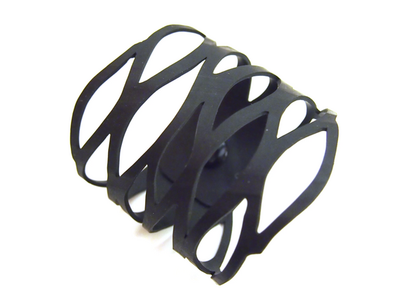 Flame Recycled Rubber Bracelet by Paguro