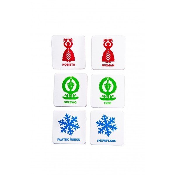 Wycinanki ludowe gra memory / Polish folk cutouts memory game