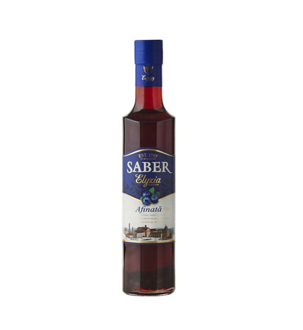 Romanian Blueberry Liqueur SABER Elyzia