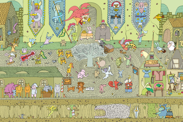 Dawno temu w Mamoko -  Aleksandra i Daniel Mizielińscy,