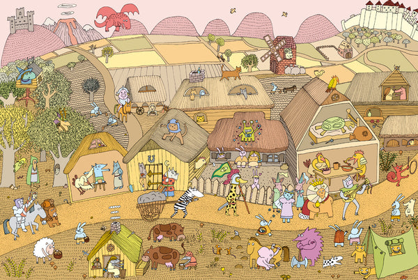 Dawno temu w Mamoko -  Aleksandra i Daniel Mizielińscy,