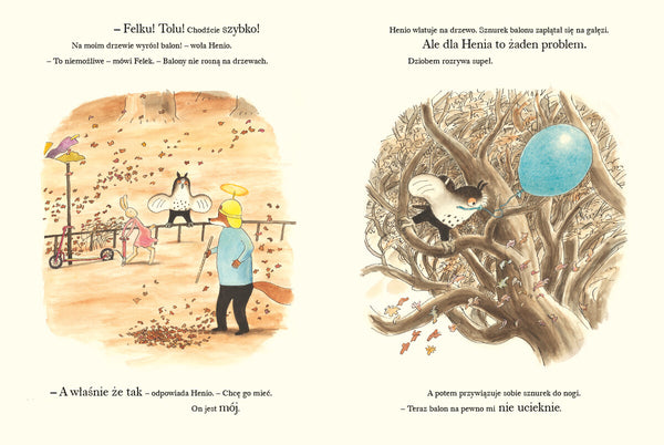 Felek i Tola i balon Henia - Vanden Heede Sylvia , The Tjong-Khing