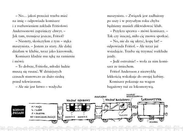 Tajemnica pociągu. Biuro detektywistyczne Lassego i Mai. Tom 7 - Martin Widmark, Helena Willis (Copy) (Copy)