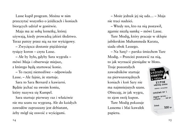 Tajemnica galopu. Biuro detektywistyczne Lassego i Mai. Tom 17 - Martin Widmark, Helena Willis