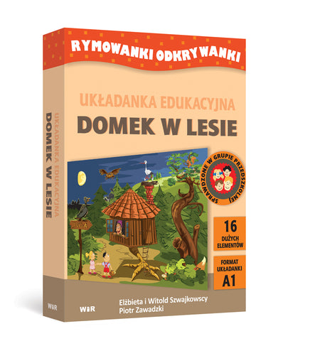 Układanka edukacyjna 'Domek w Lesie'. Rymowanki Odkrywanki