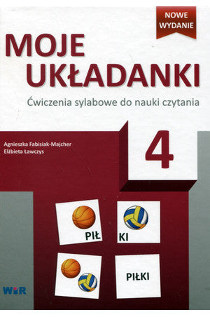 Moje układanki. Ćwiczenia sylabowe do nauki czytania. Zestaw 4