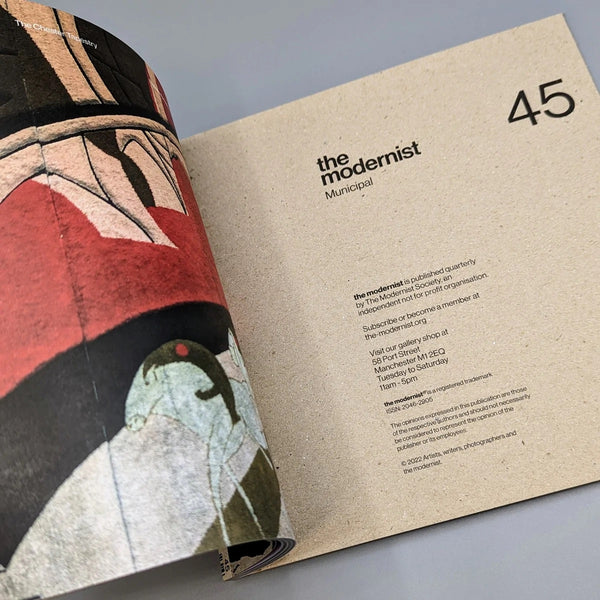 the modernist magazine issue #45 MUNICIPAL