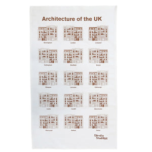 Architecture of the UK Tea Towel