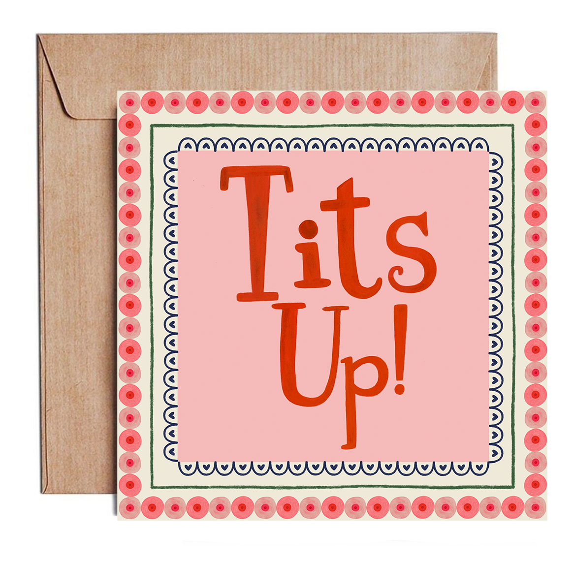 TITS UP! card